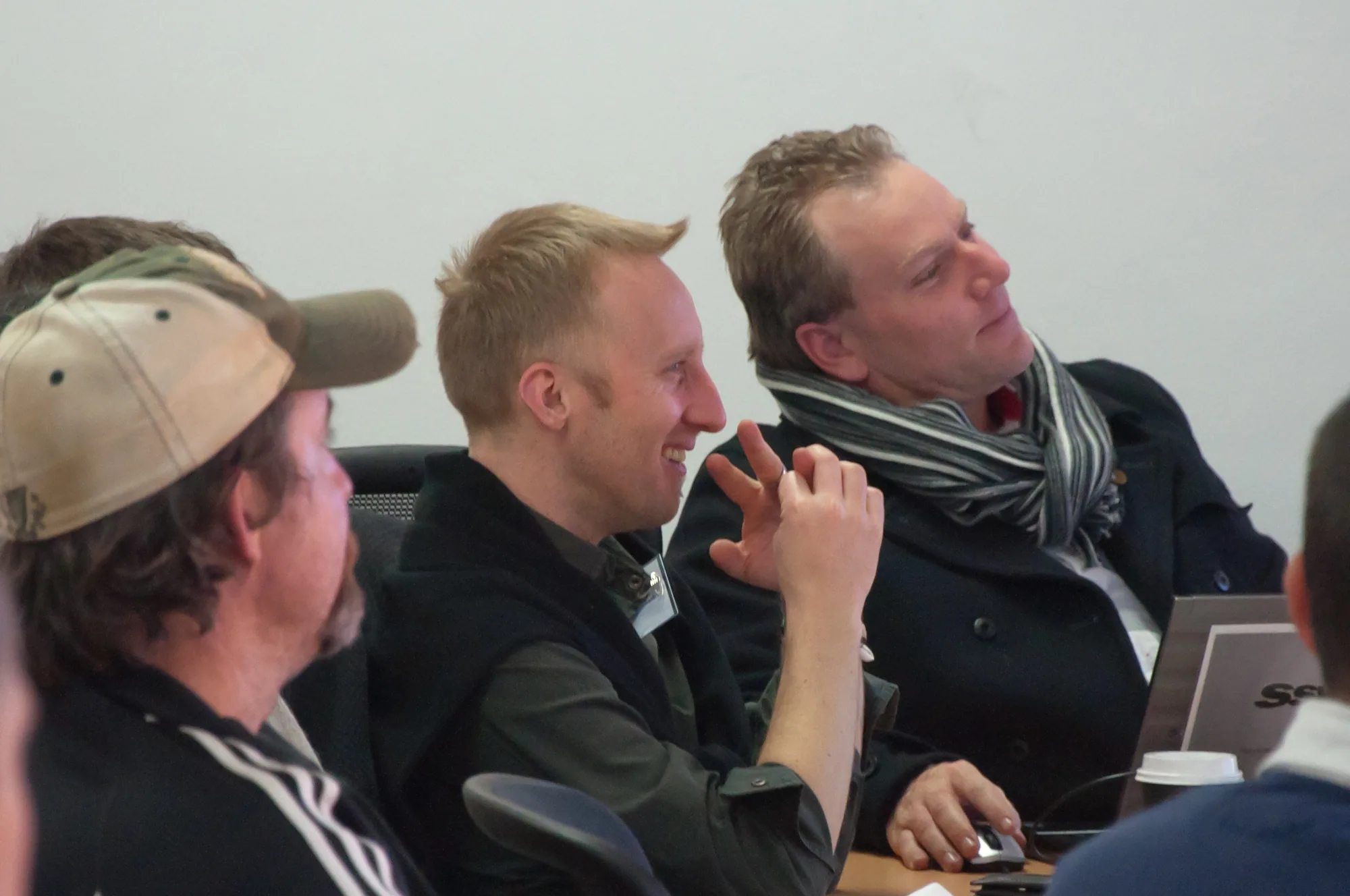 Figure: Peter Gfader and I were kept amused by Juval’s antics - sometimes laughing with him and sometimes laughing at him
