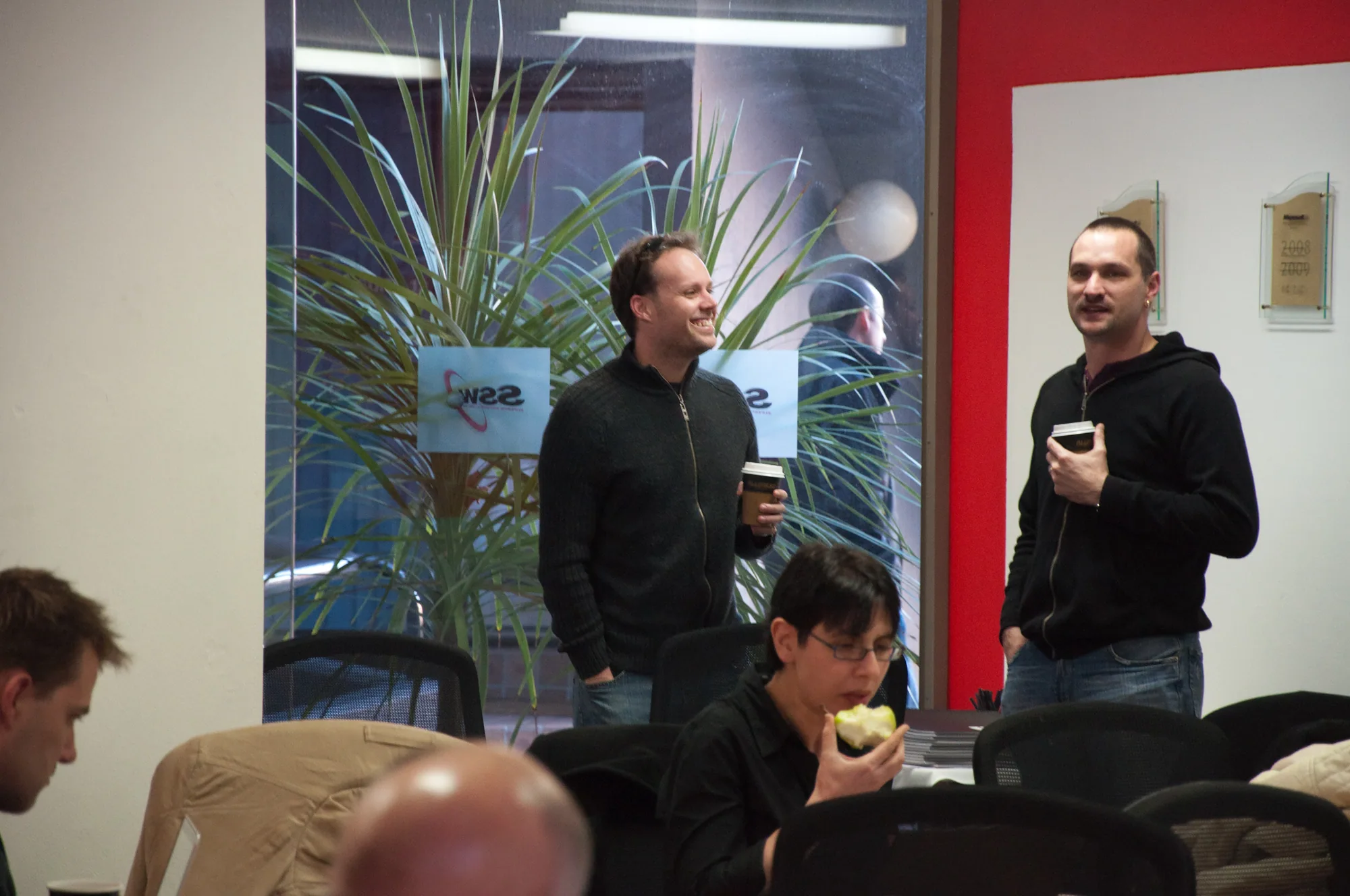 Figure: So much information came out of the Juval firehose we needed plenty of coffee!