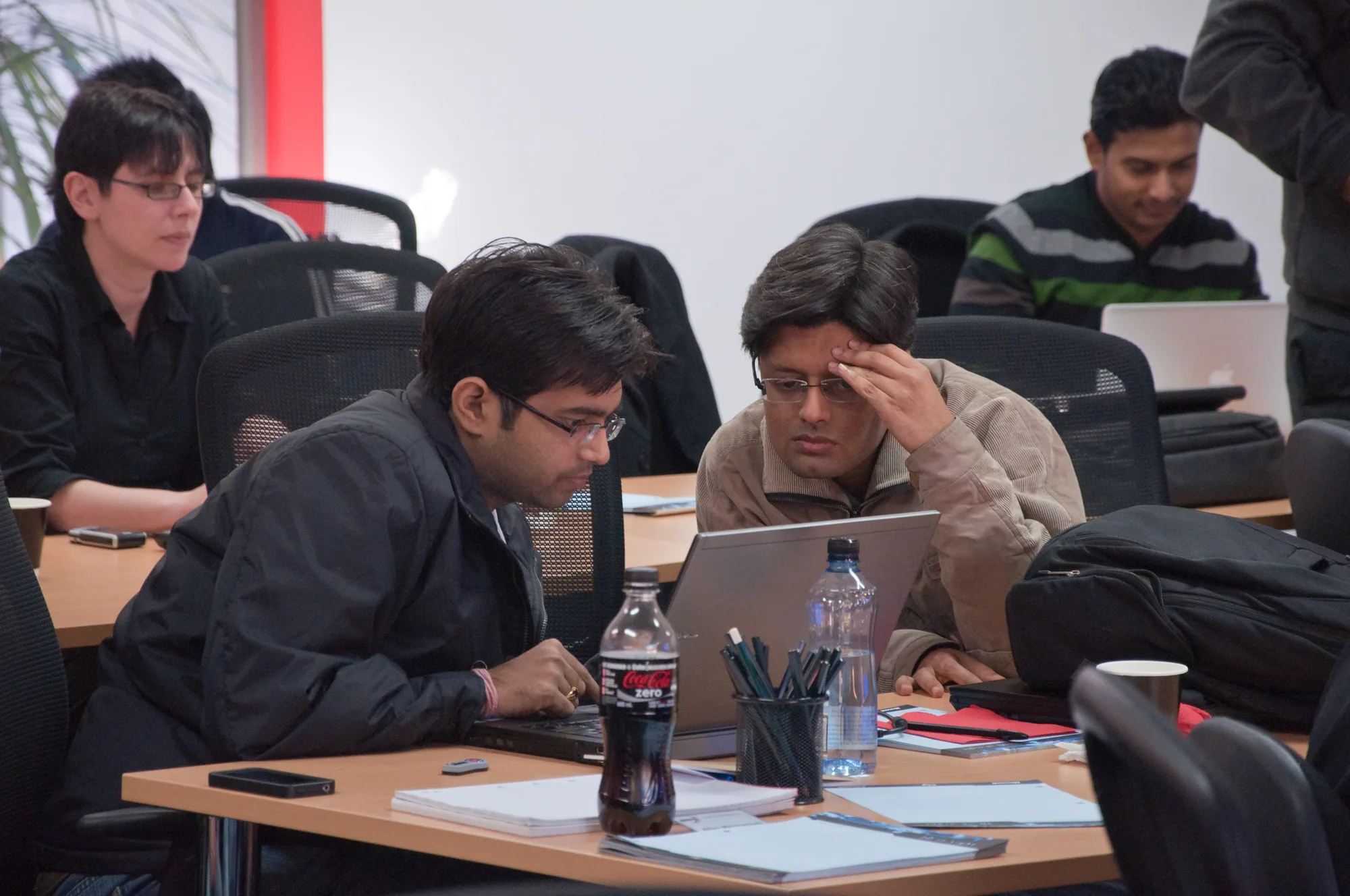 Figure: These guys came all the way from India to get the Juval Cool-aid - they were the hardest working guys I have met