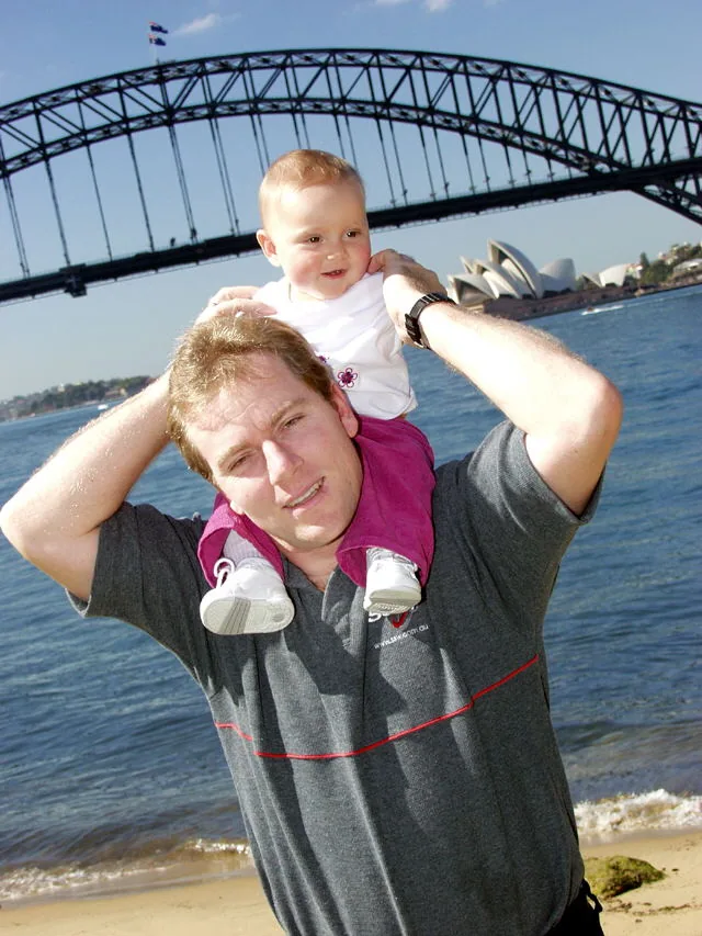 With Adam in November 2002