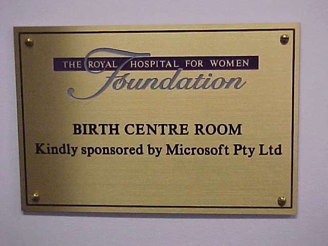 Eve was born in a Microsoft sponsored Birth Centre Room in the Royal Randwick Womens hospital. Adam thought God was giving him a sign...