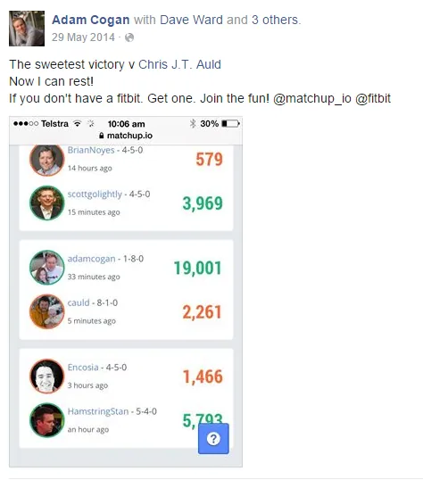 Figure: I’ll beat you again, Chris Auld!