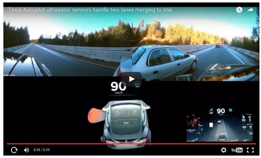 Figure: Merging with older source control systems is painful. Merging with Git is easy - just like merging in a Tesla
