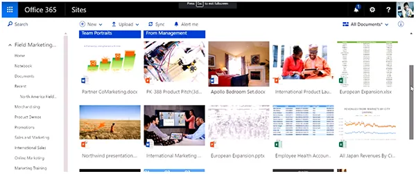 It now has a thumbnail view…
