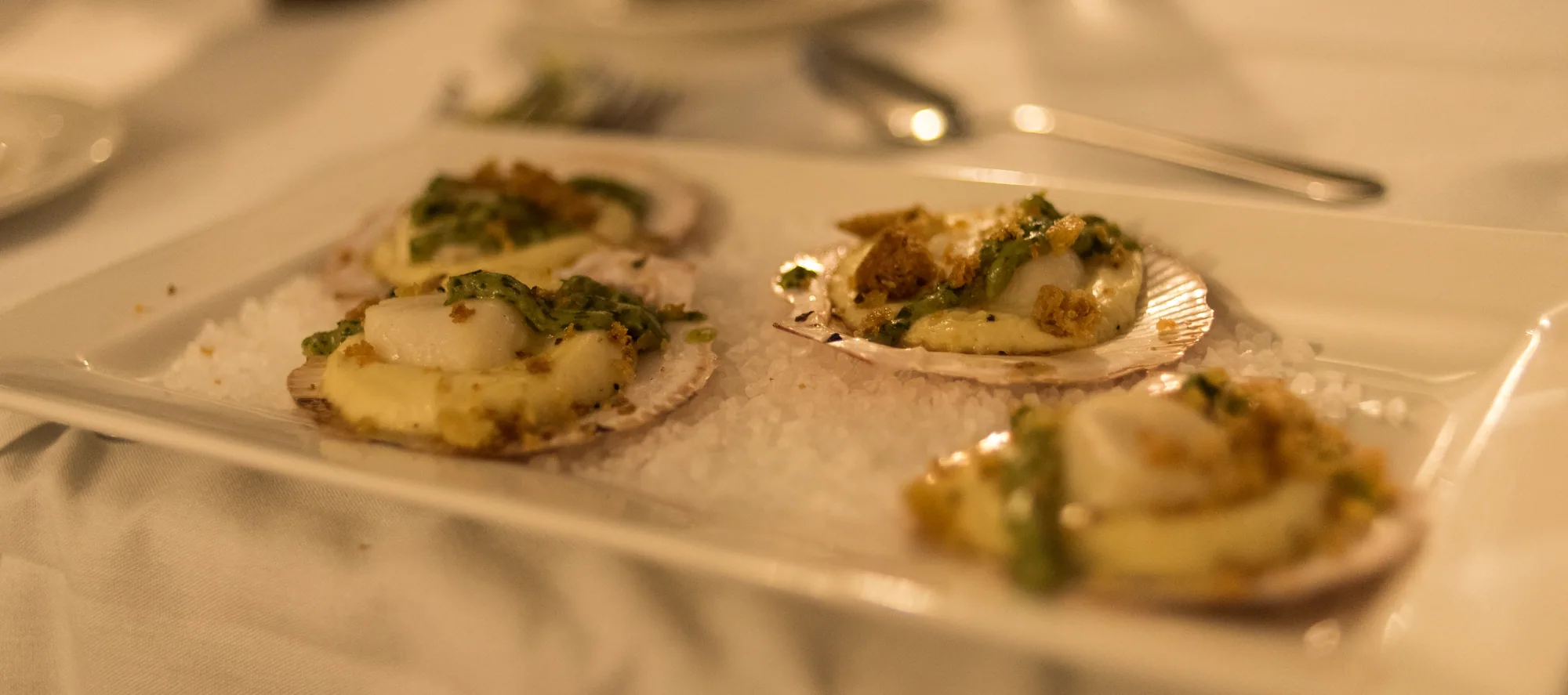 Figure: Oysters, beef and chicken – all the food groups were represented!