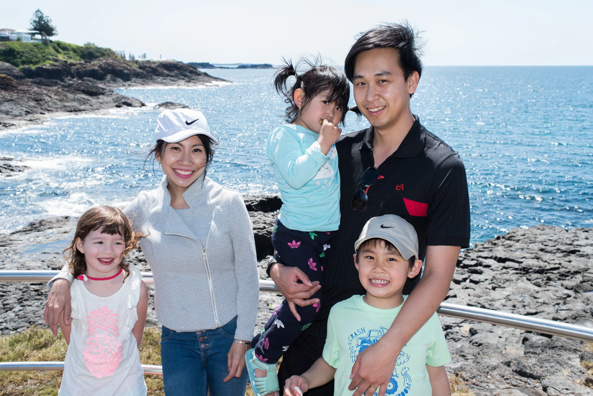 Figure: Eric Phan, Michelle and kids (little Edie Walker wants to be adopted!)