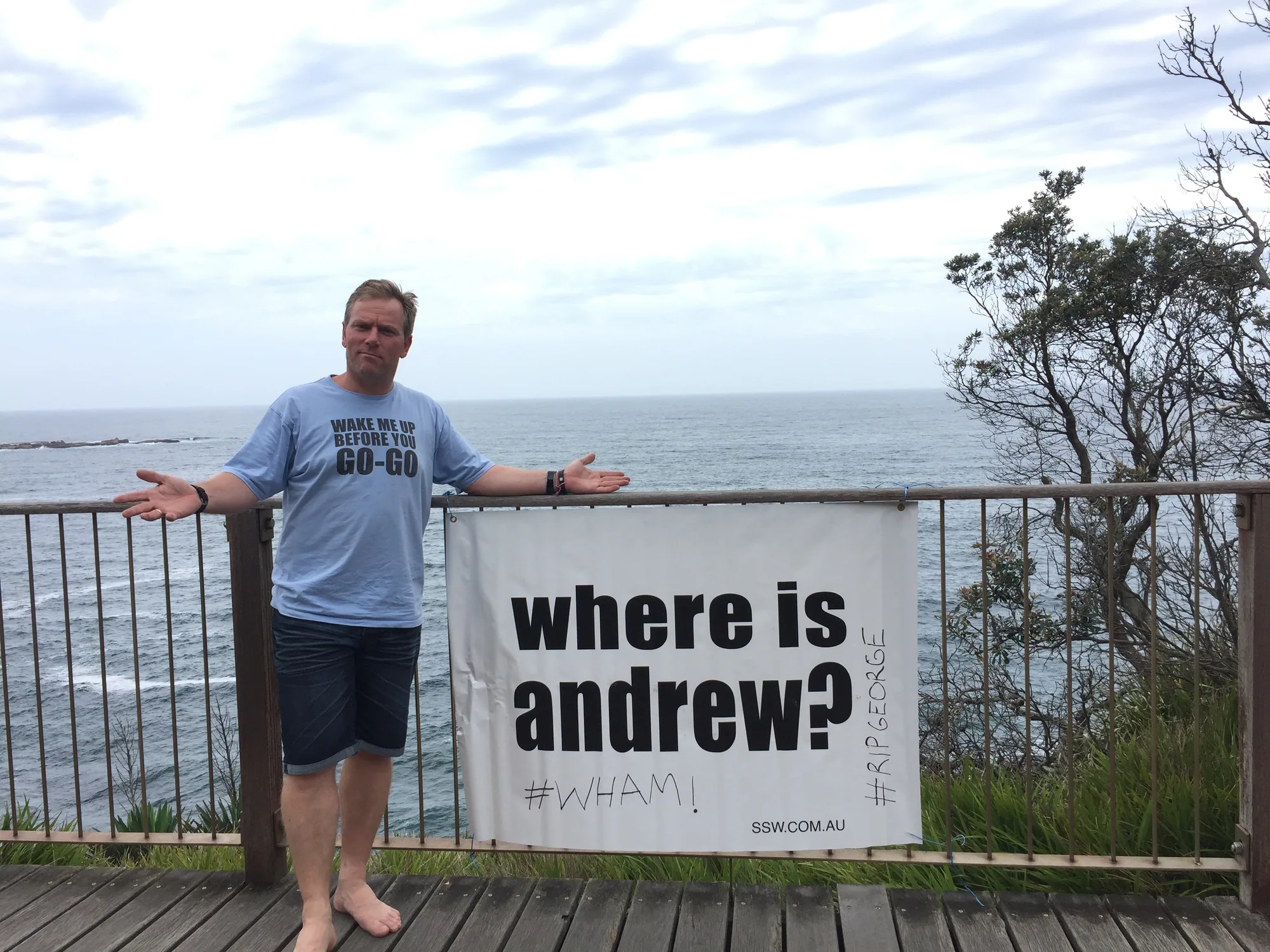 George Michael - where is Andrew?
