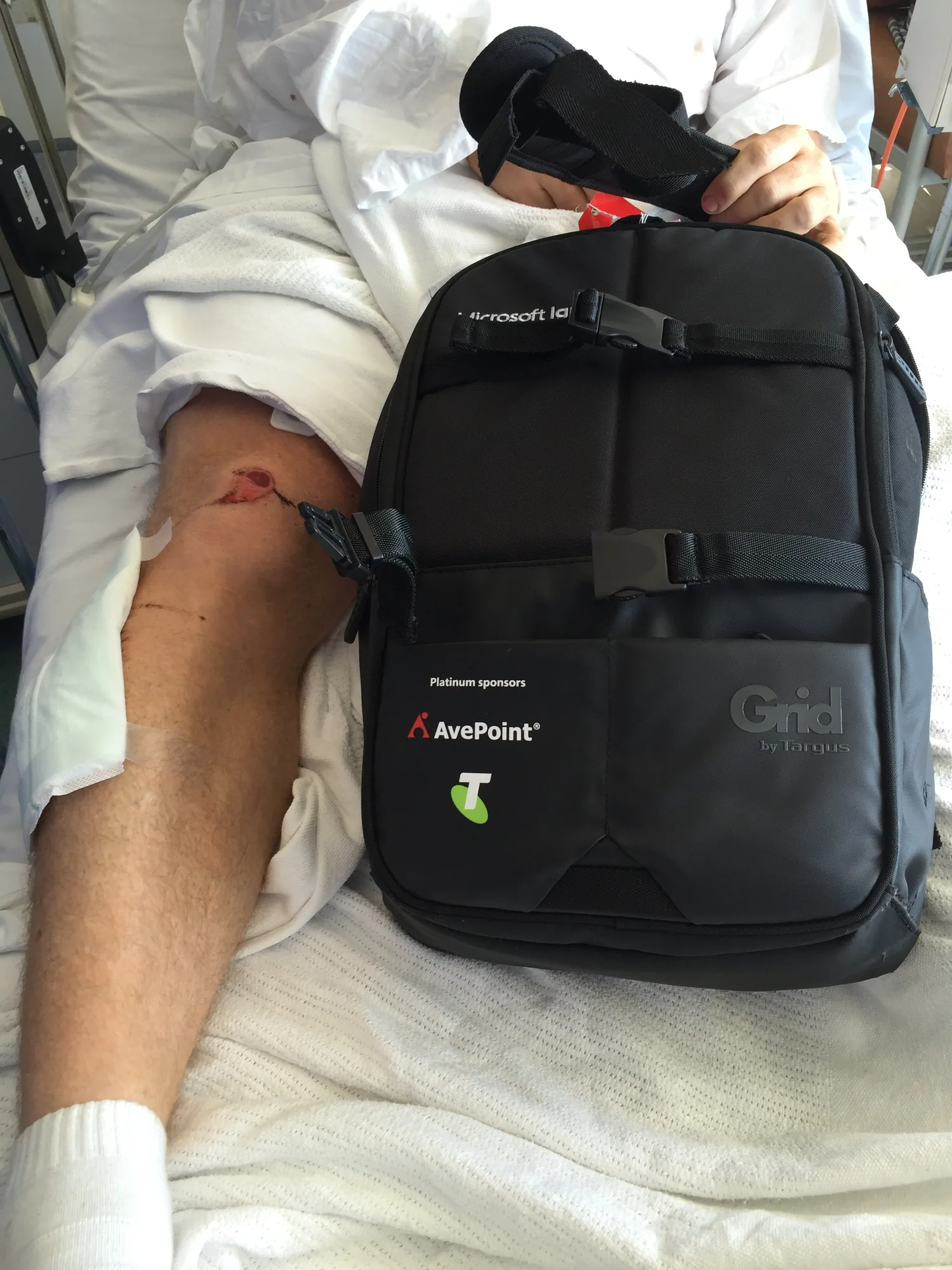 Figure: RIP to a great bag that might have saved my life