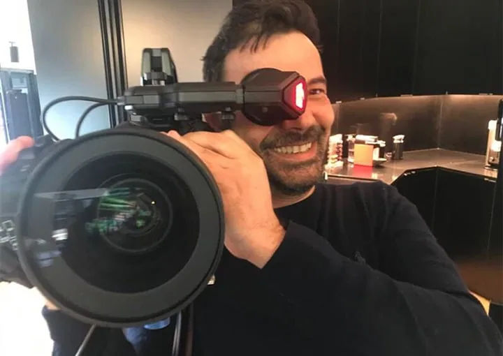 David Berkes on the camera, I’ve never seen him smile like this…