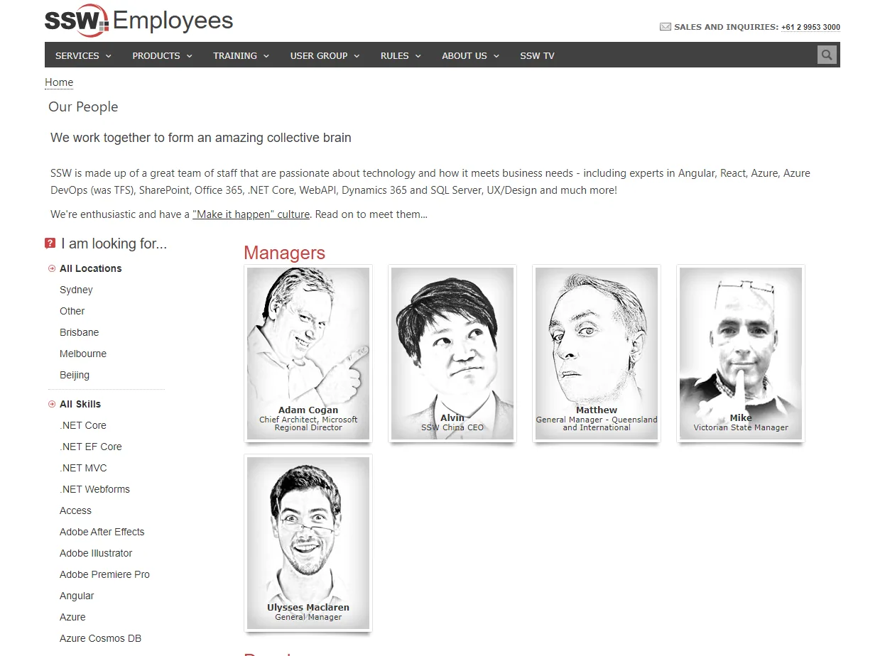 Index – Old site on SharePoint