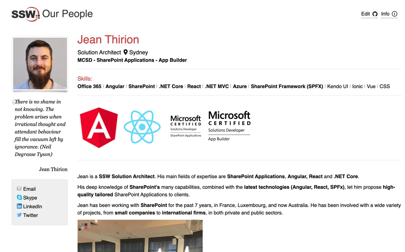 Profile – New site powered by GitHub and JAMStack