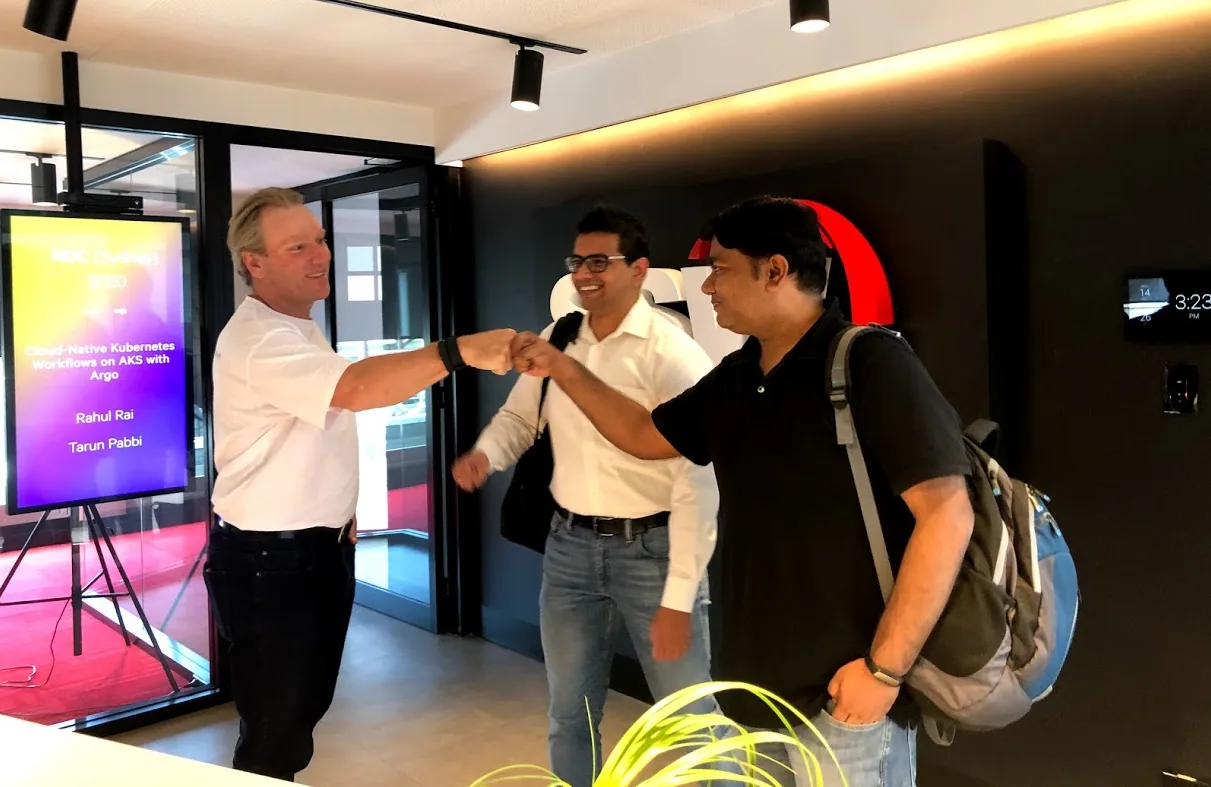 Welcome to SSW – the fist bump hello