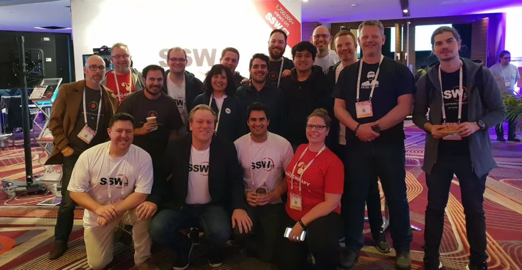 Reminiscing about NDC 2018 – remember when we could stand this close together in a room!
