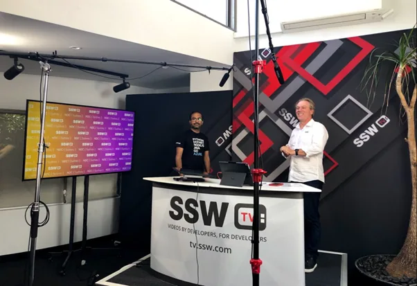 Adam Cogan presenting at NDC Sydney
