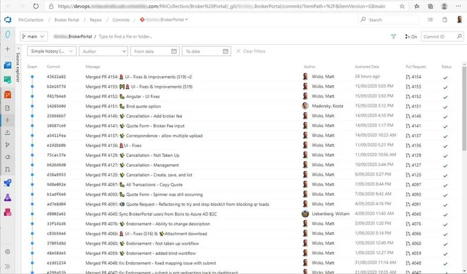 Good example of nice backlog