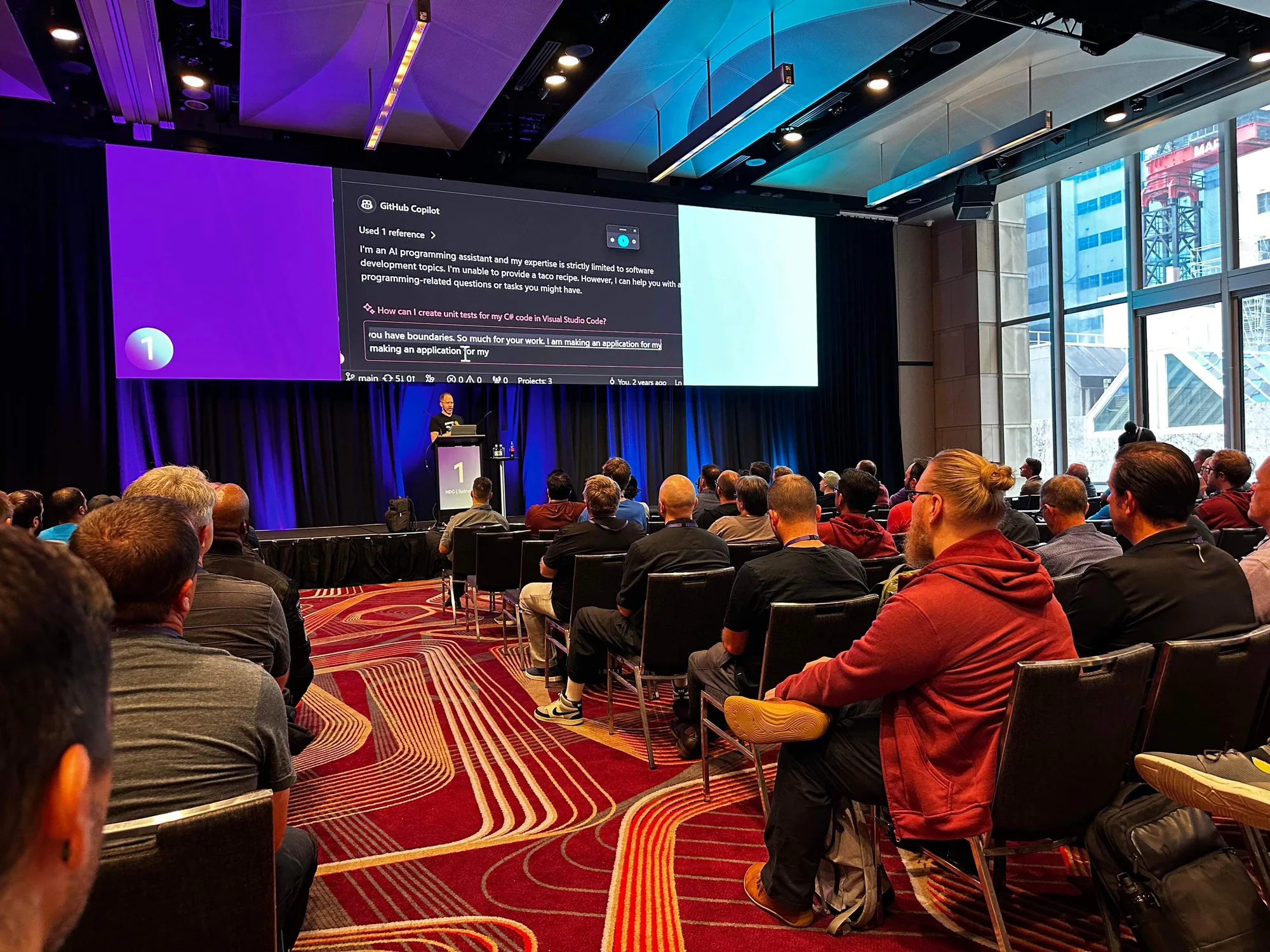 Scott’s talk on AI was awesome when he demoed using an offline GPT
