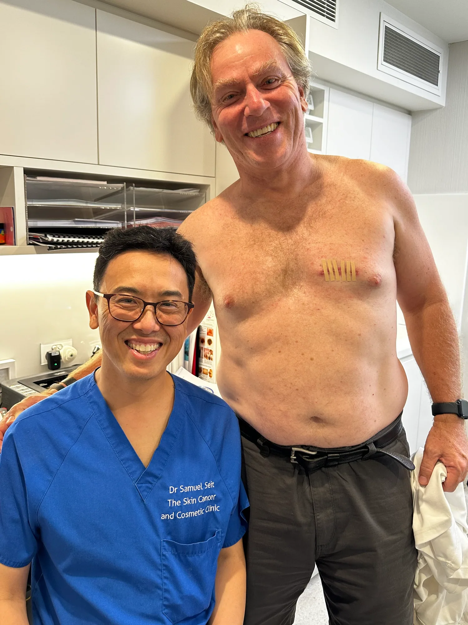 Adam Cogan and Dr. Seit