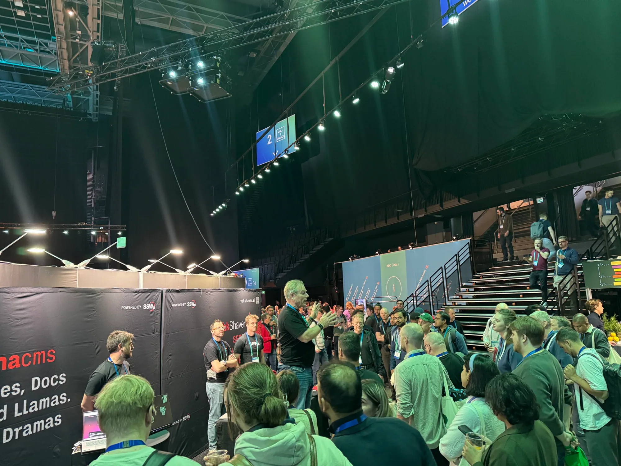 Each day I did a prize draw, developers love fluffy llamas! SSW’s booth was busy .