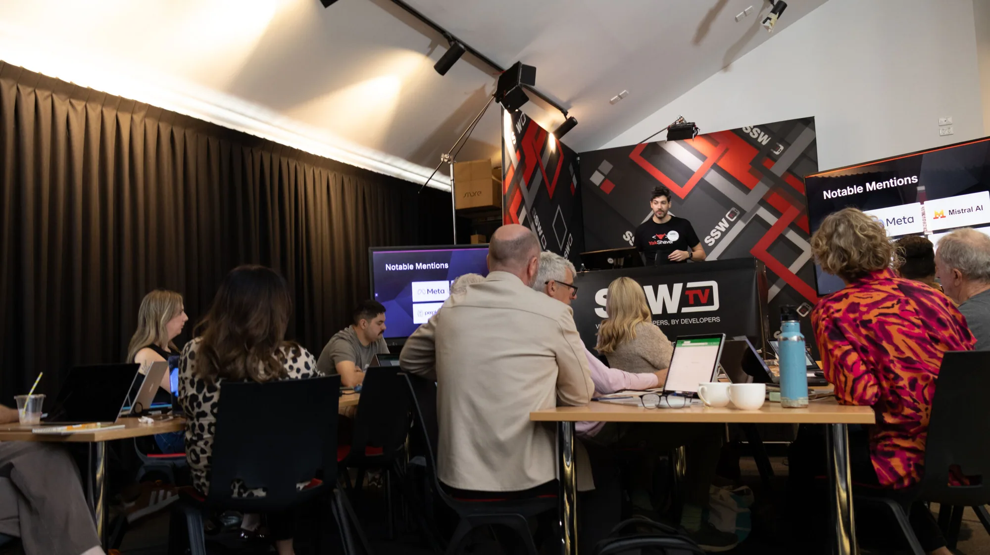 Uly ran AI workshops for business people to help them navigate the changing world of AI